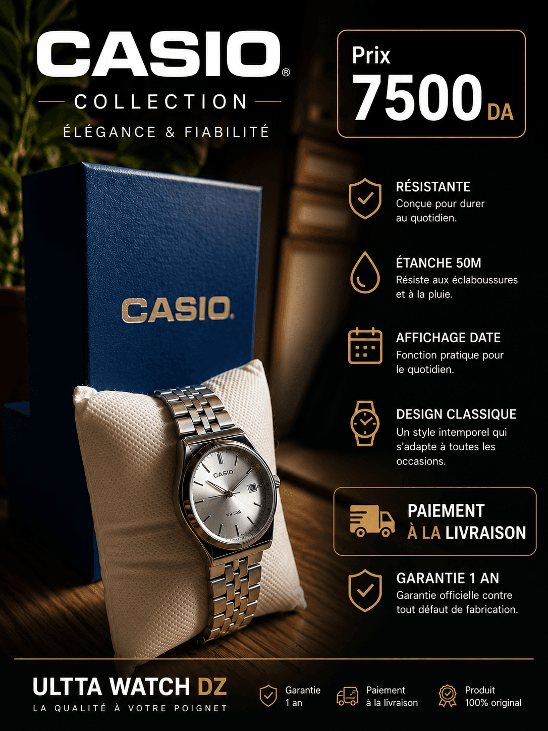 Montre casio originale